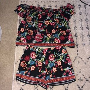 Women’s short and shirt matching set